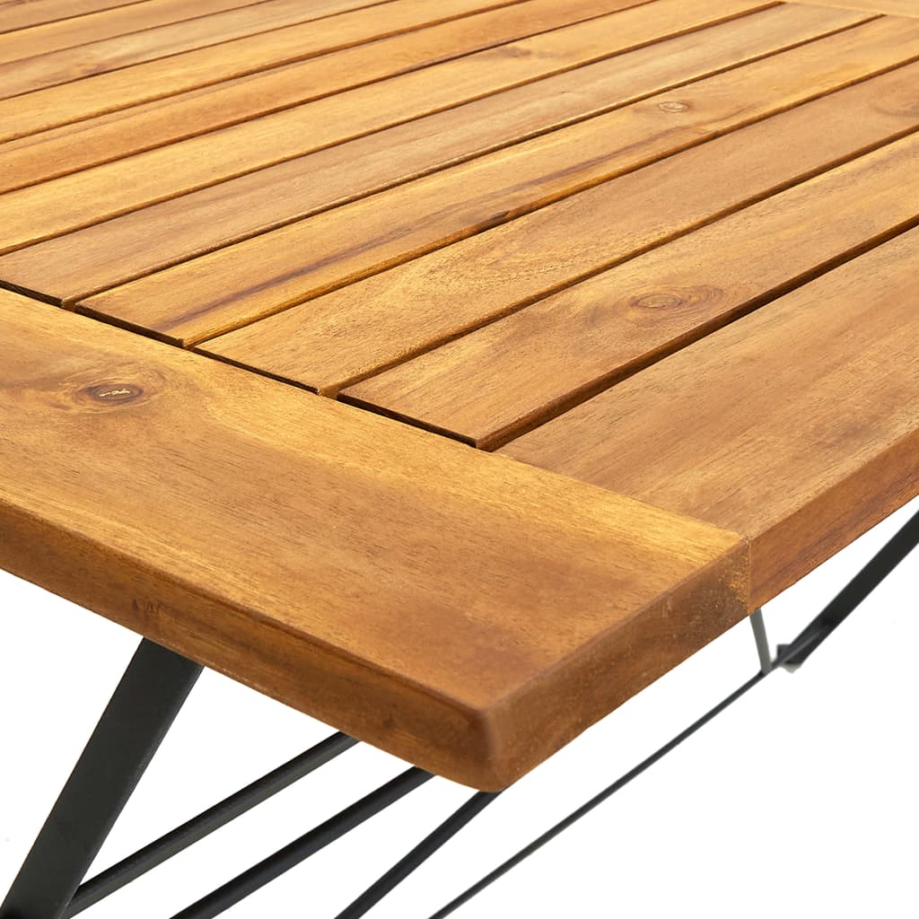 Tuintafel inklapbaar 120x70x74 cm massief acaciahout