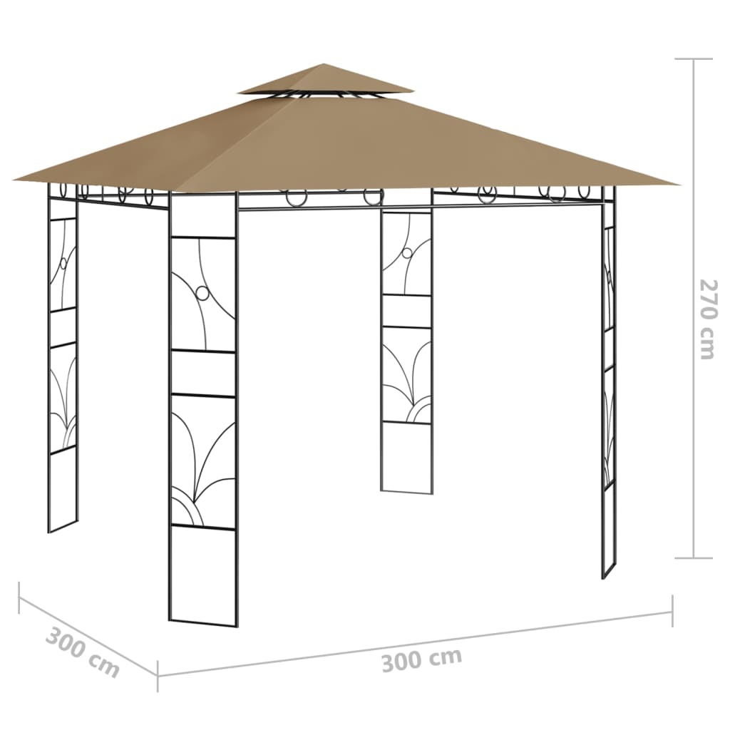 Prieel 160 g/m² 3x3x2,7 m