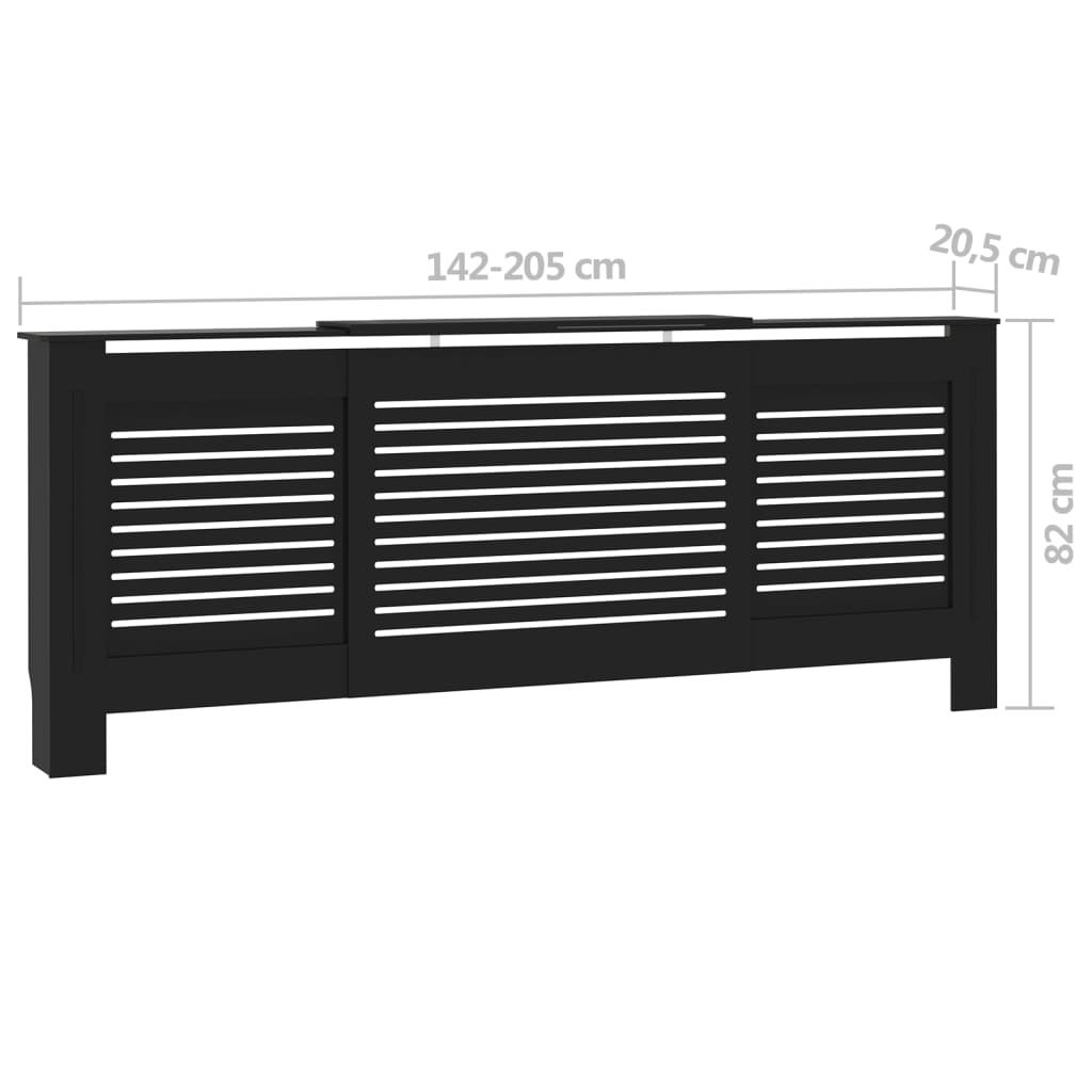 Radiatorombouw 172x19x81,5 cm MDF