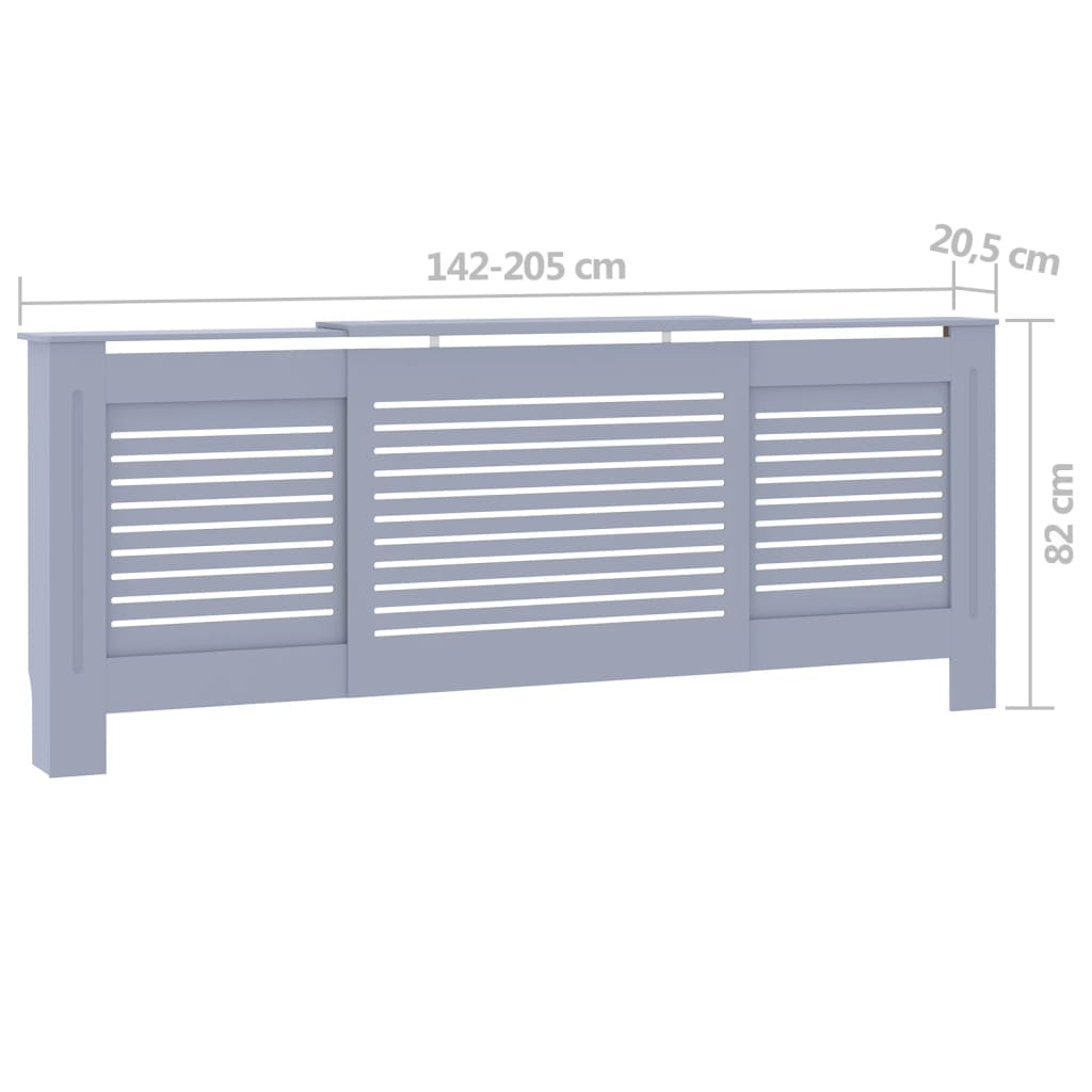 Radiatorombouw 172x19x81,5 cm MDF