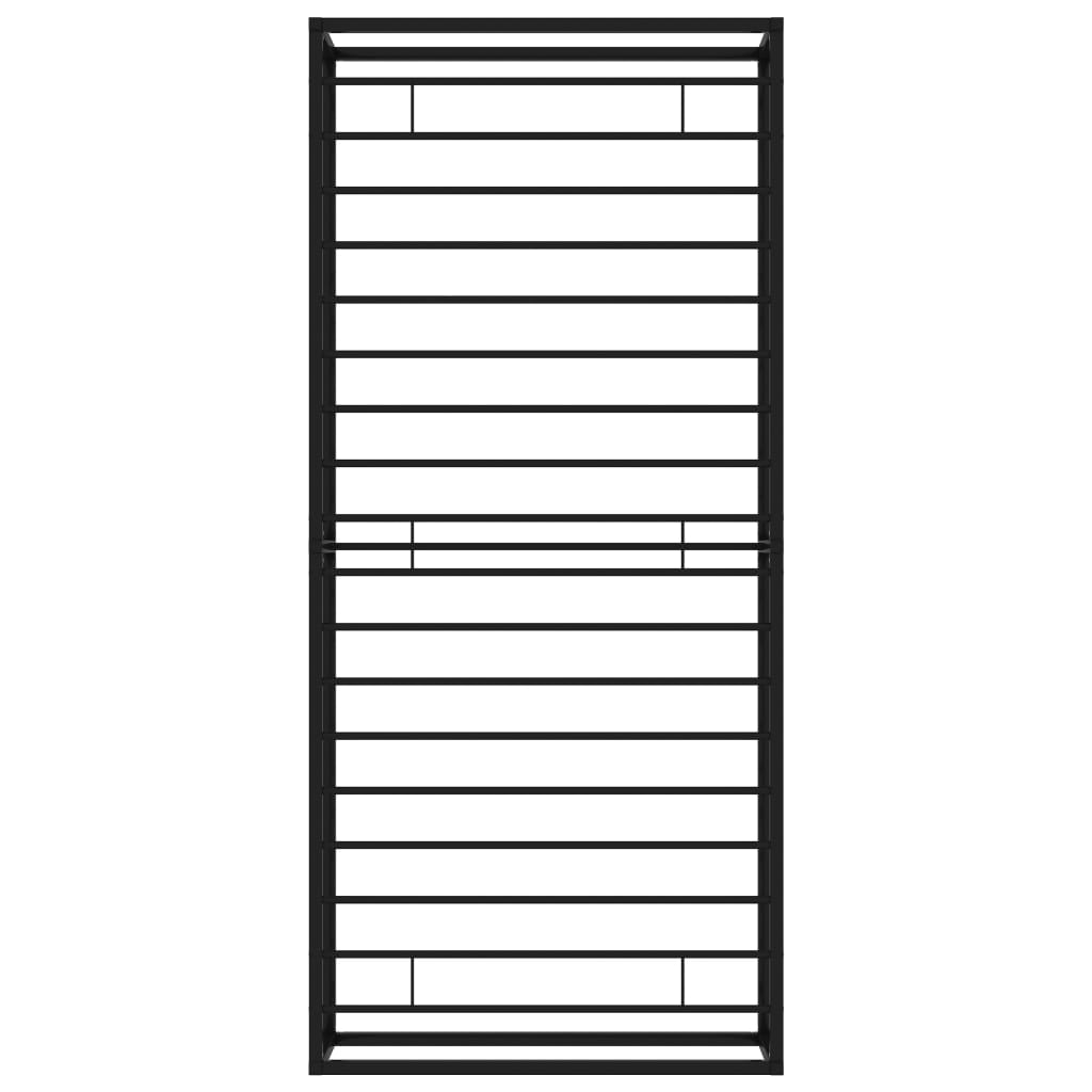 Bedframe metaal zwart 200x200 cm