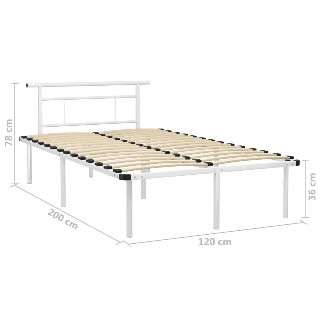 Bedframe metaal 90x200 cm