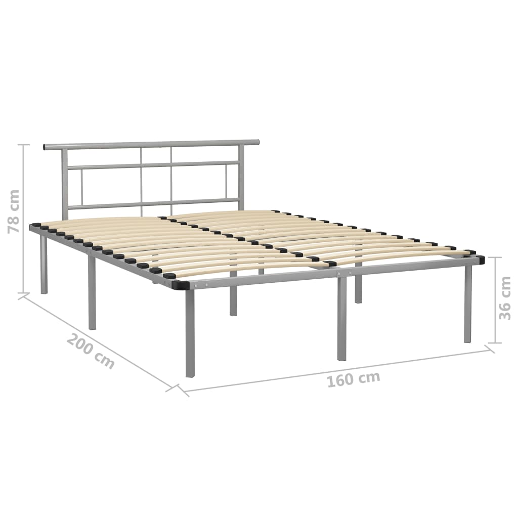 Bedframe metaal 90x200 cm