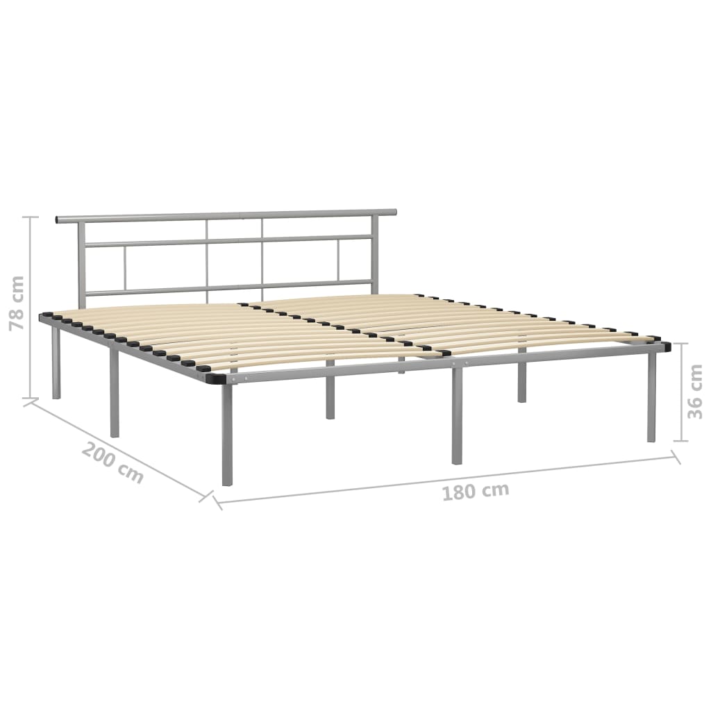 Bedframe metaal 90x200 cm