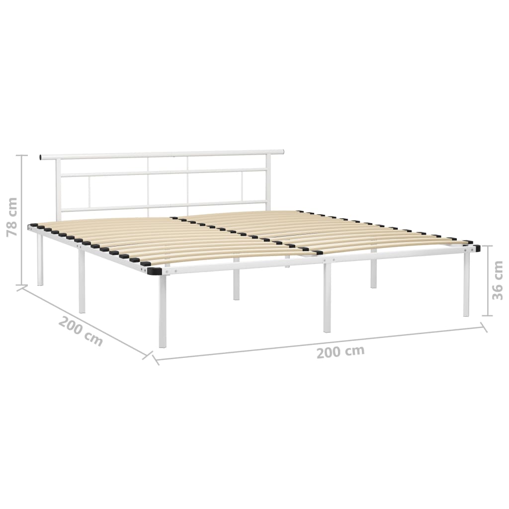 Bedframe metaal 90x200 cm