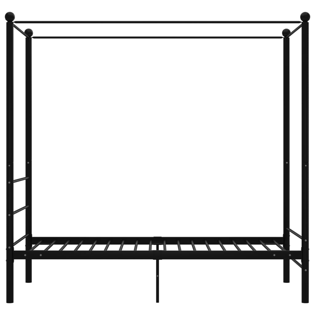 Hemelbedframe metaal 100x200 cm