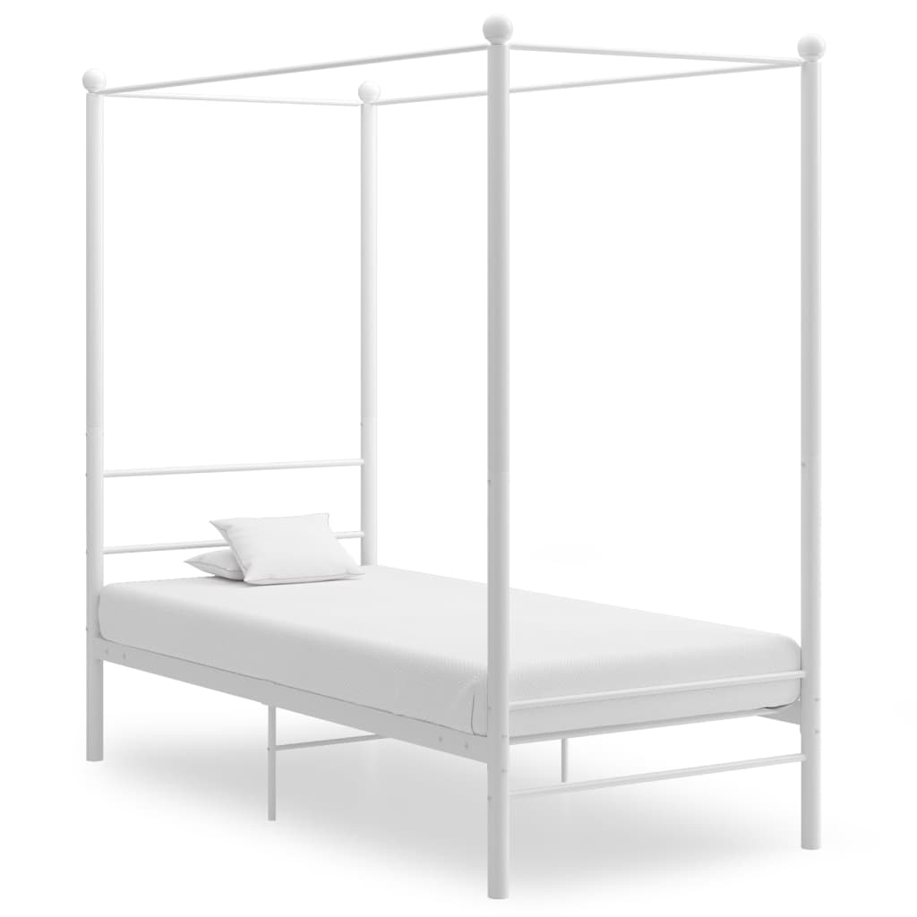 Hemelbedframe metaal 100x200 cm