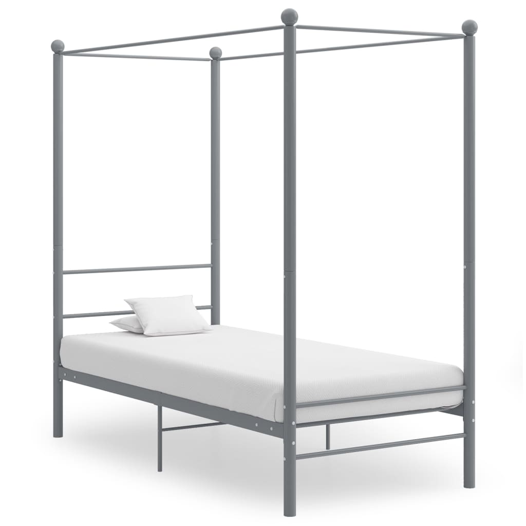 Hemelbedframe metaal 100x200 cm