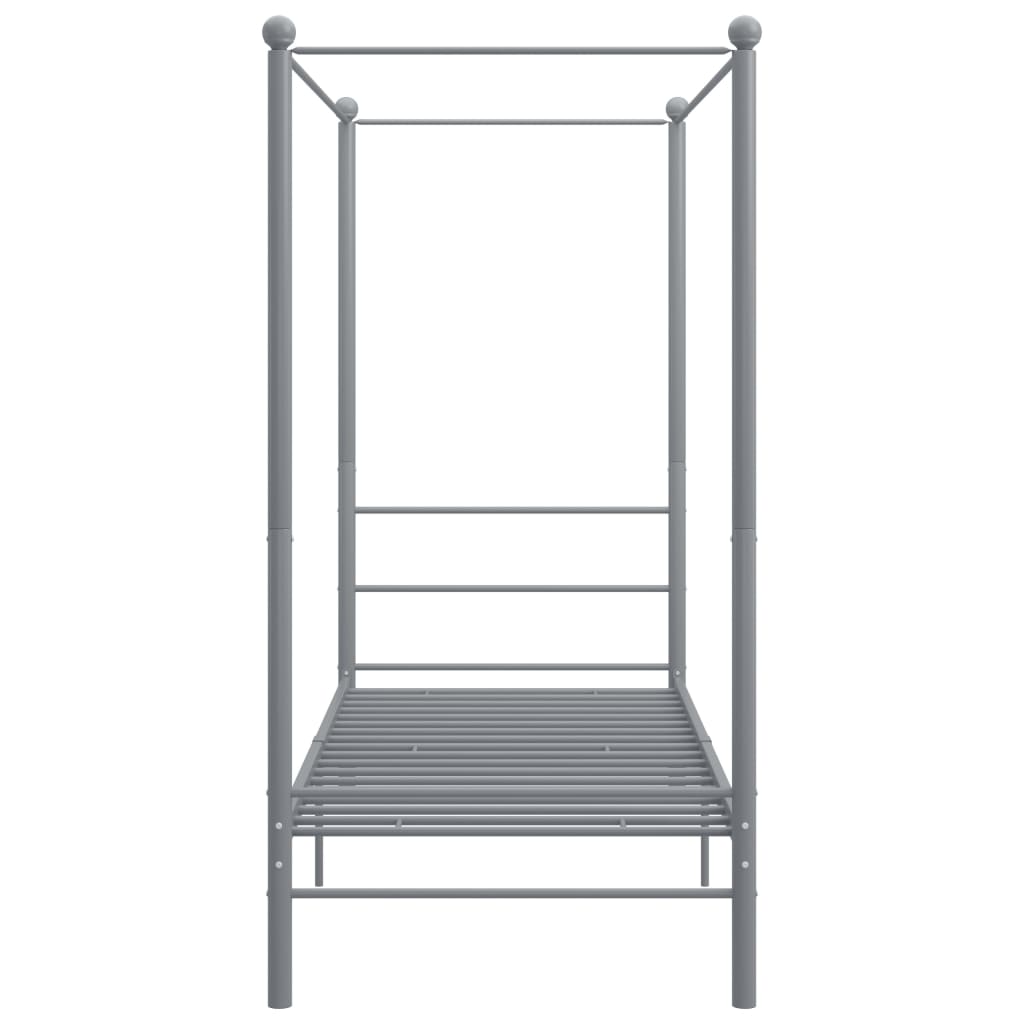 Hemelbedframe metaal 100x200 cm