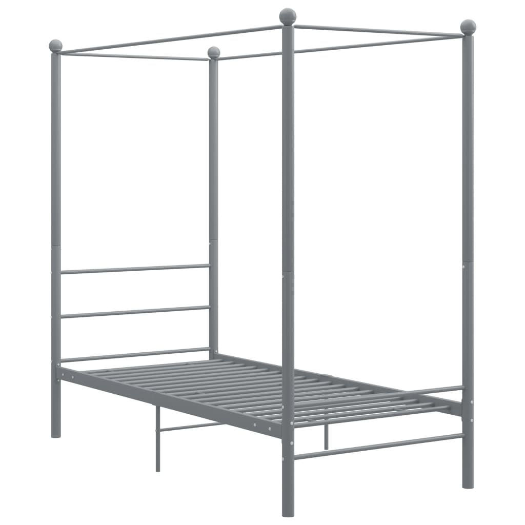 Hemelbedframe metaal 100x200 cm