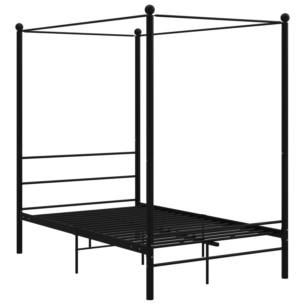 Hemelbedframe metaal 140x200 cm