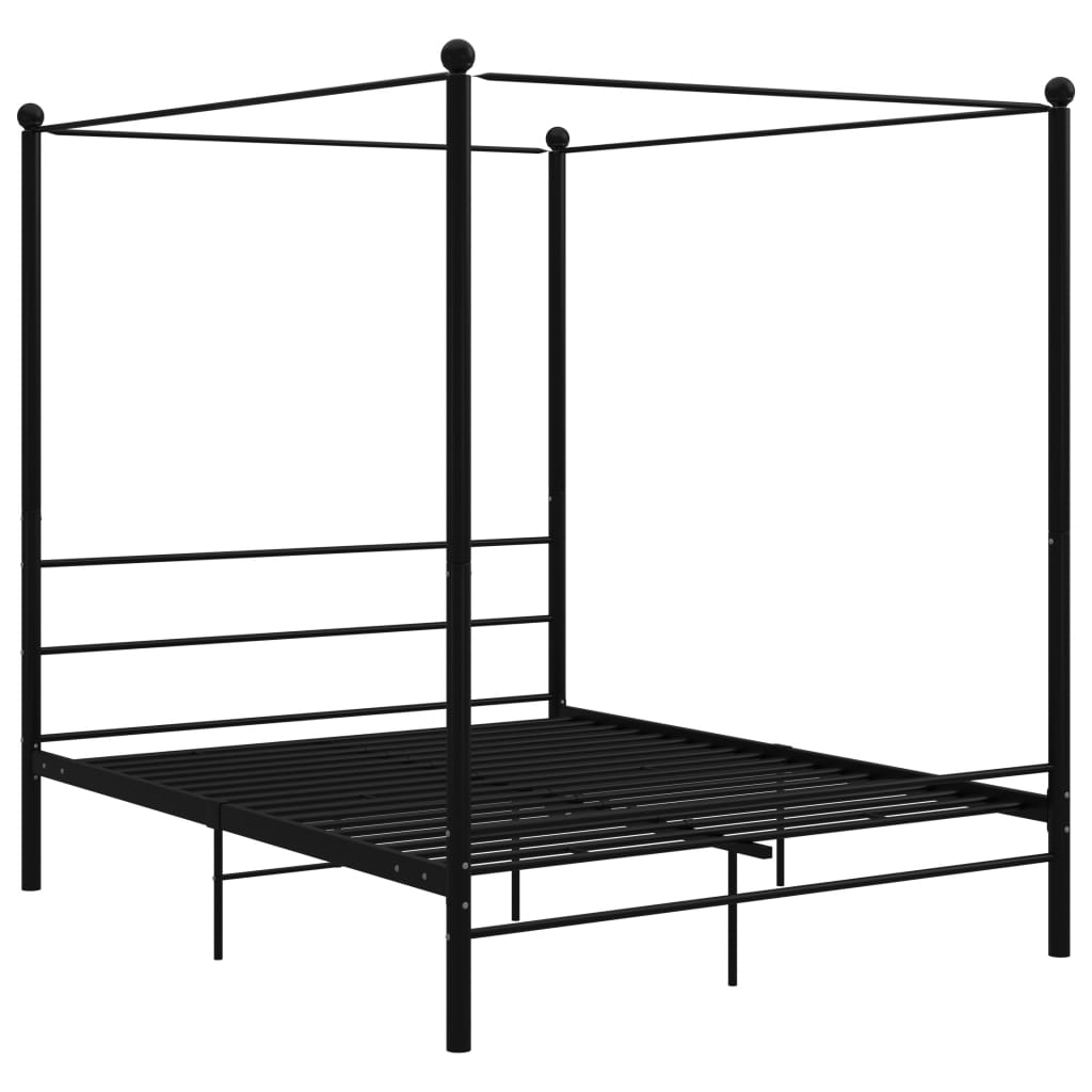 Hemelbedframe metaal 140x200 cm