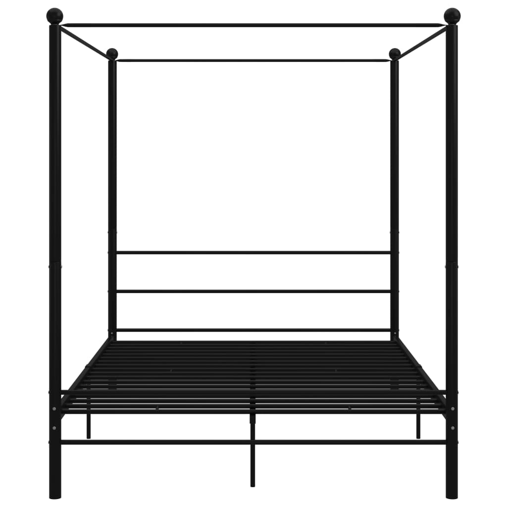 Hemelbedframe metaal 140x200 cm