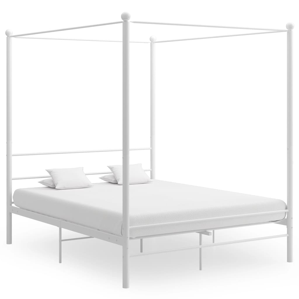 Hemelbedframe metaal 140x200 cm