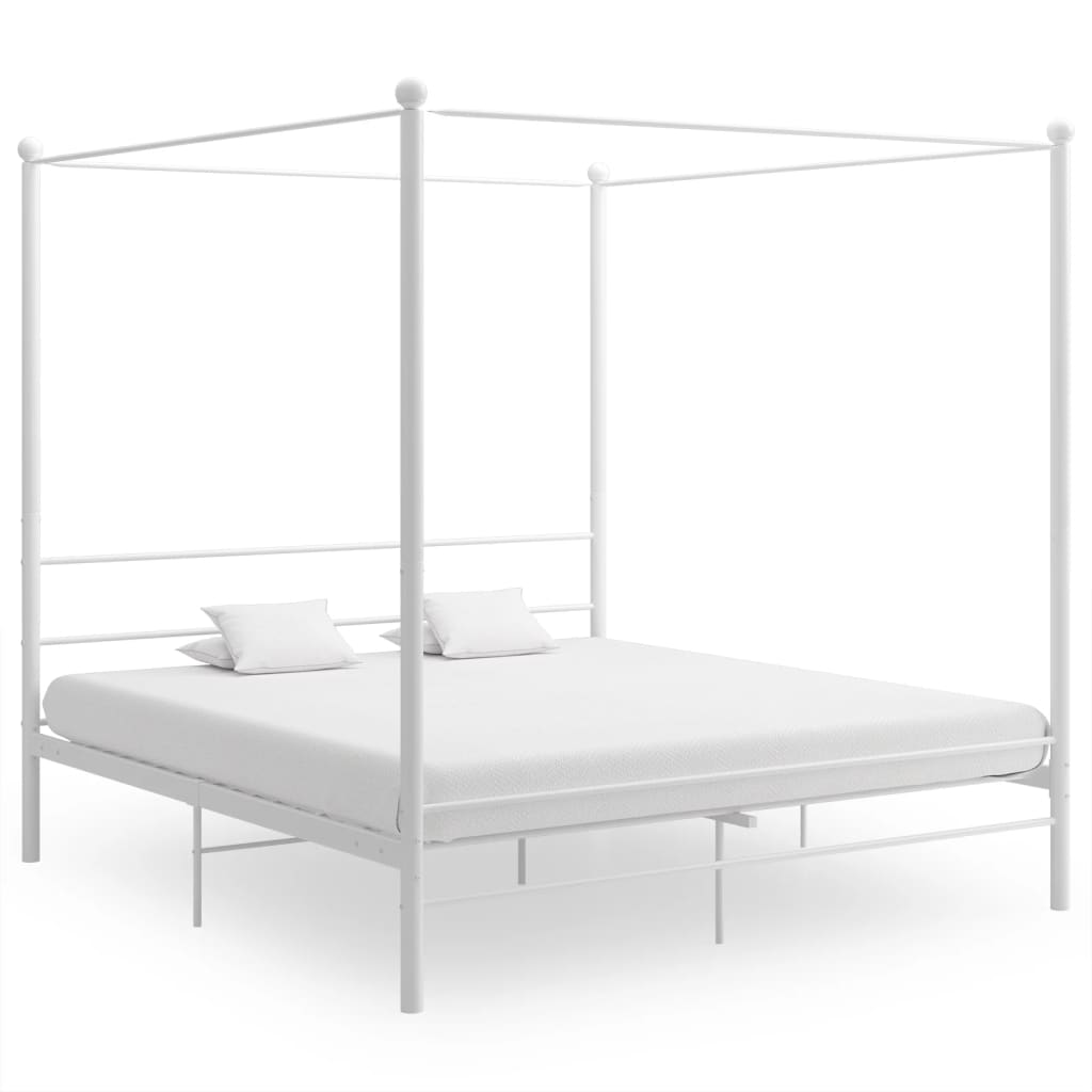 Hemelbedframe metaal 140x200 cm