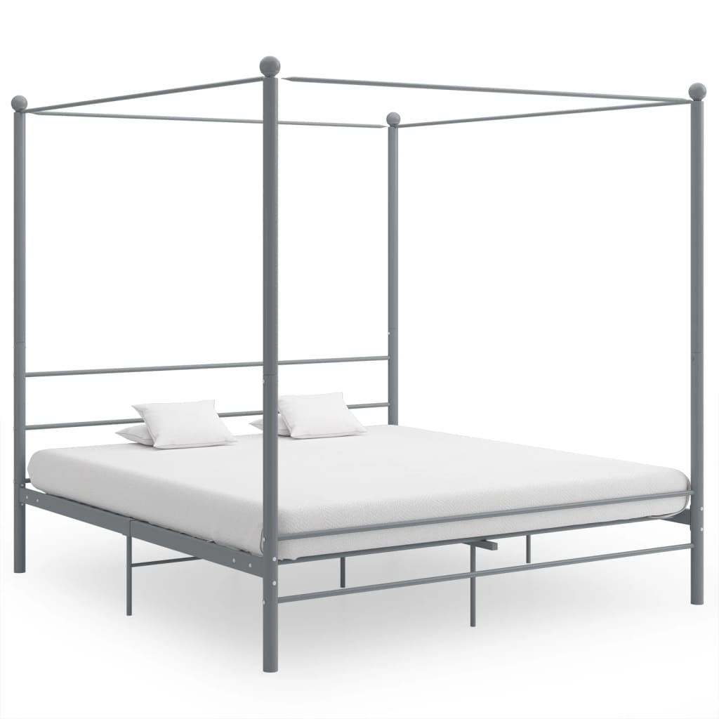 Hemelbedframe metaal 140x200 cm