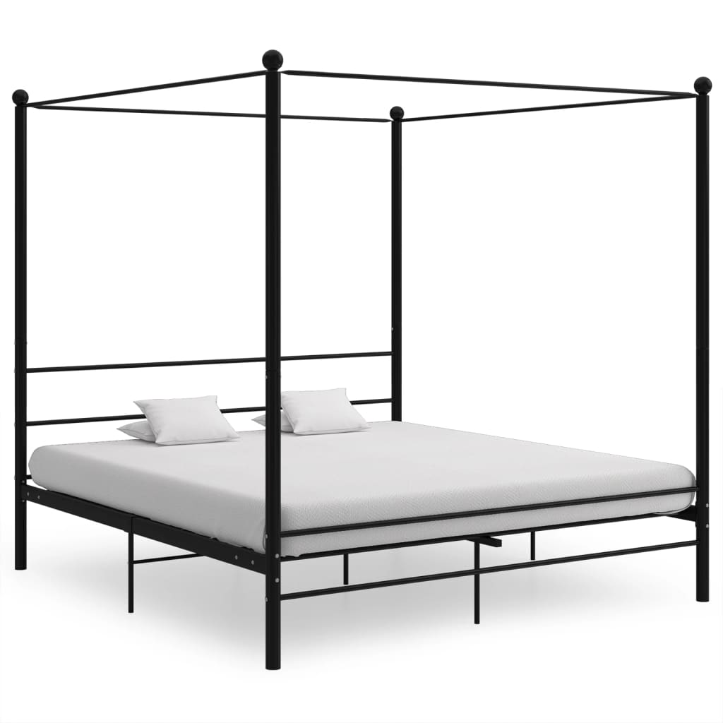 Hemelbedframe metaal 140x200 cm