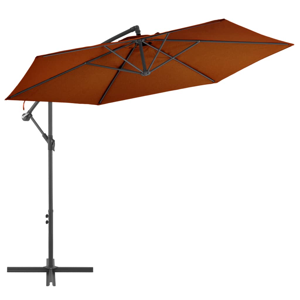 Zweefparasol met aluminium paal 300 cm