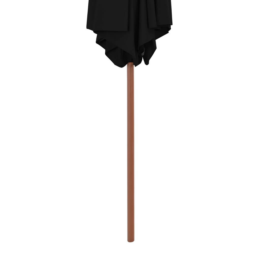 Parasol met houten paal 270 cm