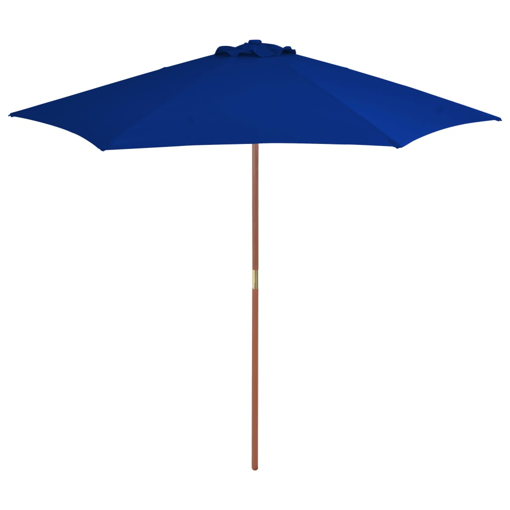 Parasol met houten paal 270 cm