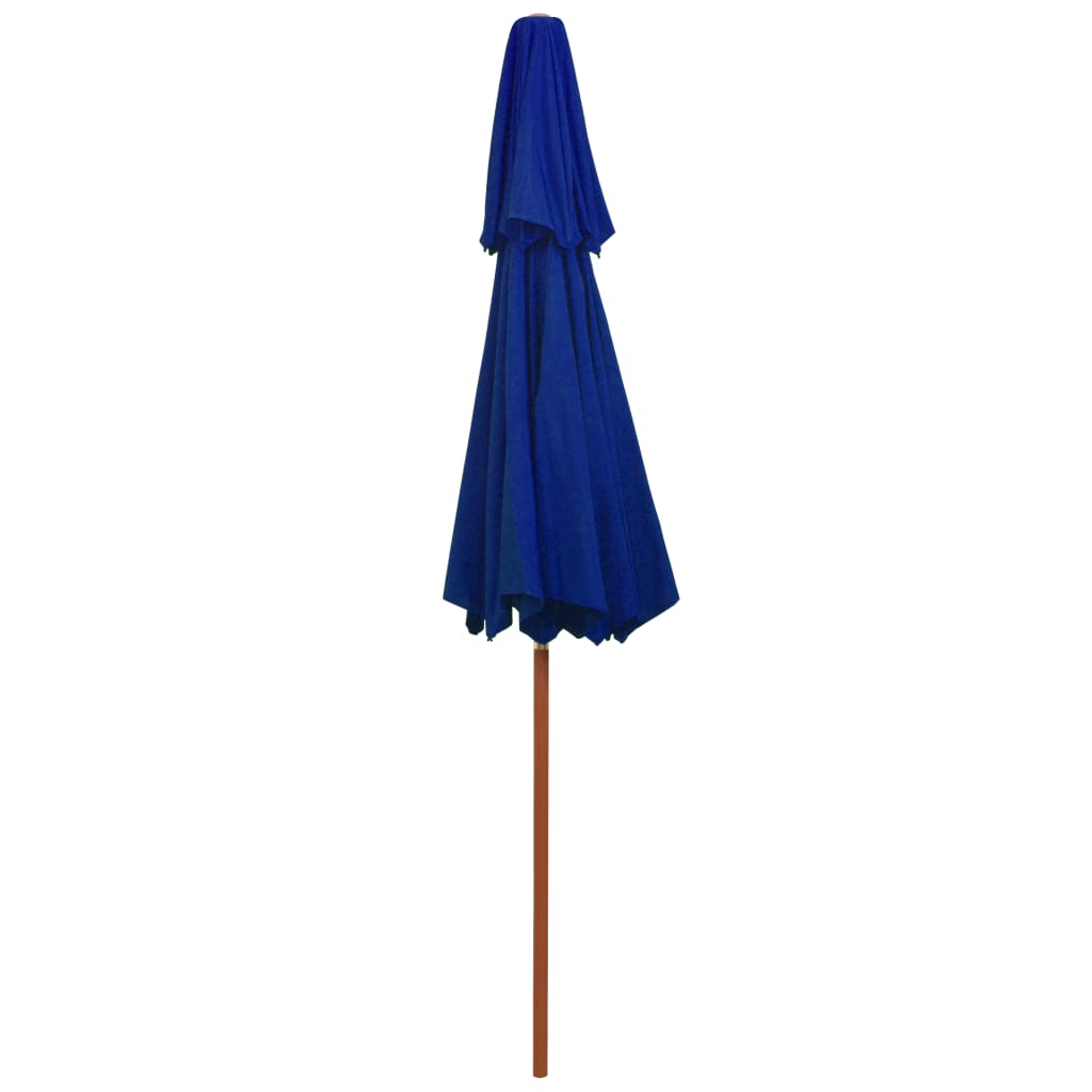 Parasol dubbeldekker met houten paal 270 cm