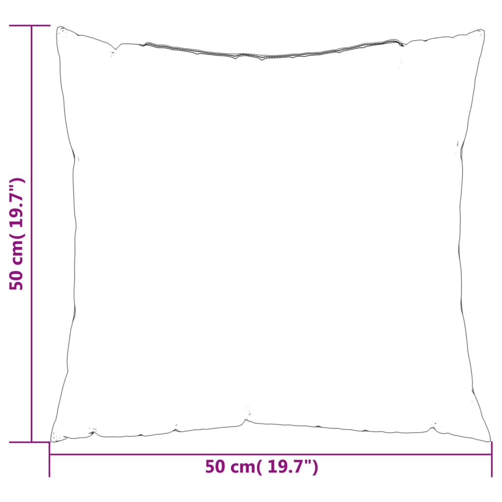 Sierkussens 4 st 60x60 cm stof