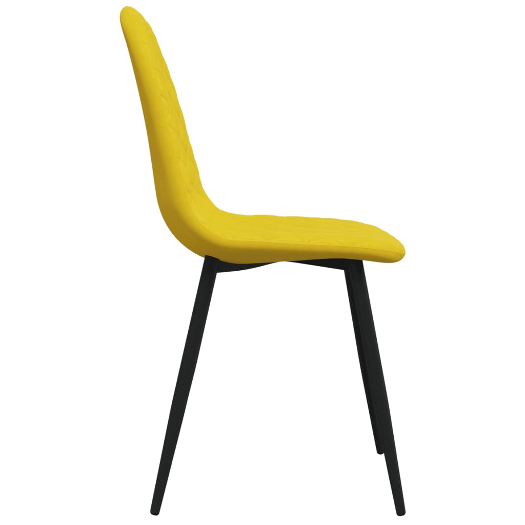 Eetkamerstoelen 6 st fluweel