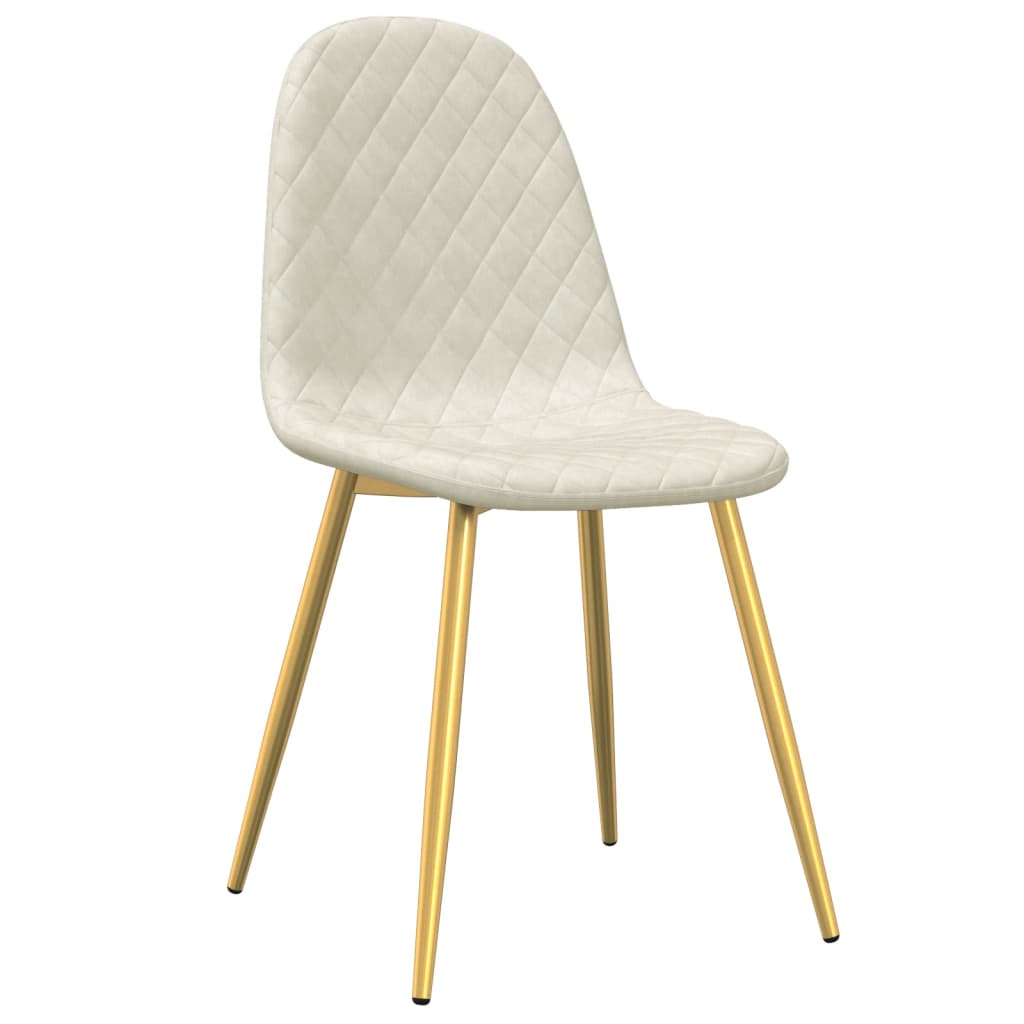 Eetkamerstoelen 4 st fluweel