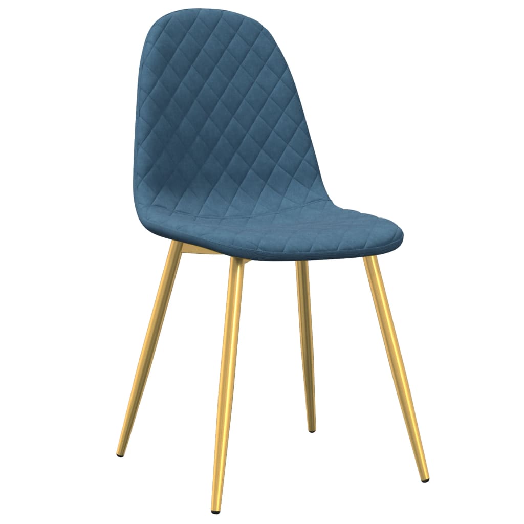 Eetkamerstoelen 4 st fluweel