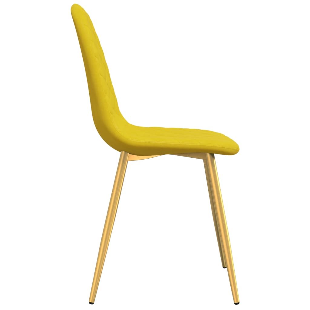 Eetkamerstoelen 4 st fluweel