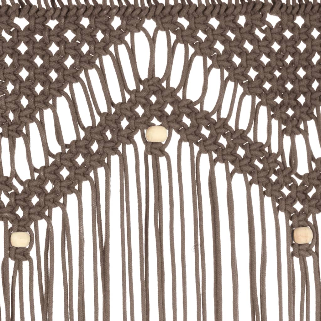 Gordijn macramé 140x240 cm katoen