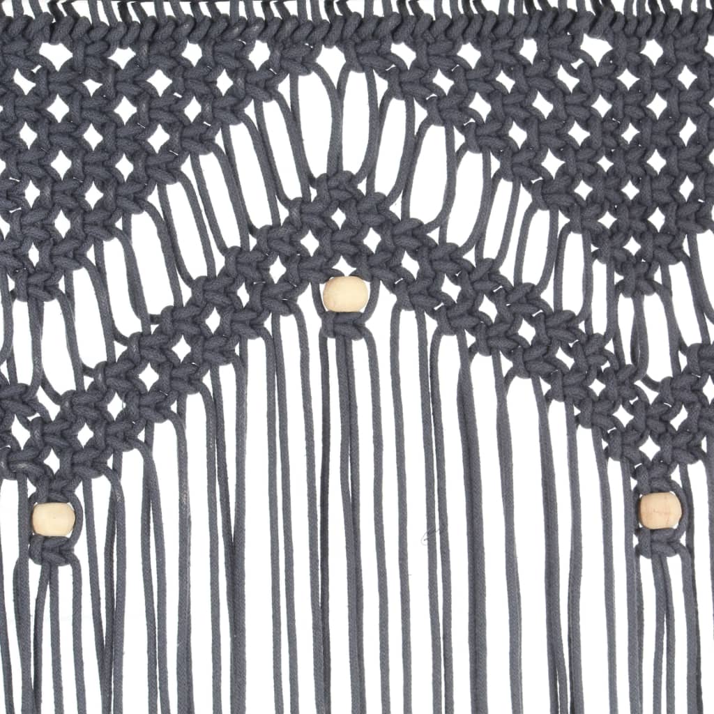 Gordijn macramé 140x240 cm katoen