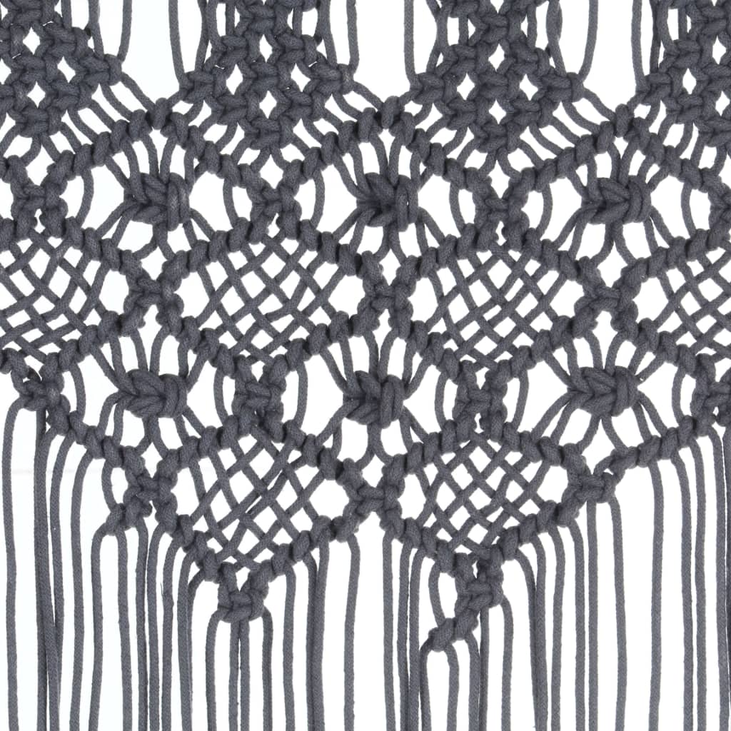 Gordijn macramé 140x240 cm katoen