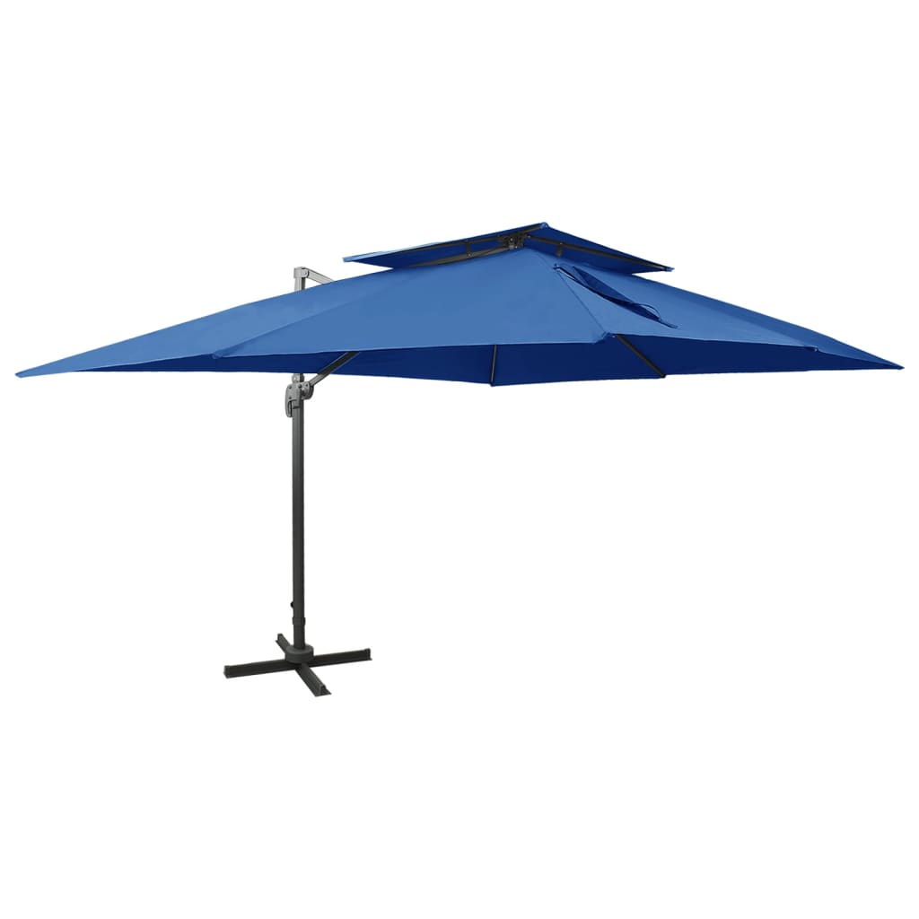 Zweefparasol met dubbel dak 300x300 cm