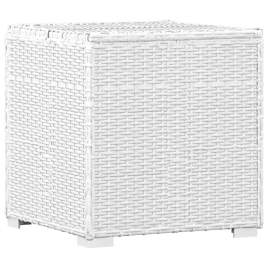 3-delige Ligbeddenset met theetafel poly rattan