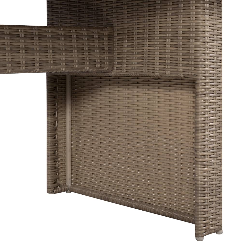 9-delige Tuinset poly rattan