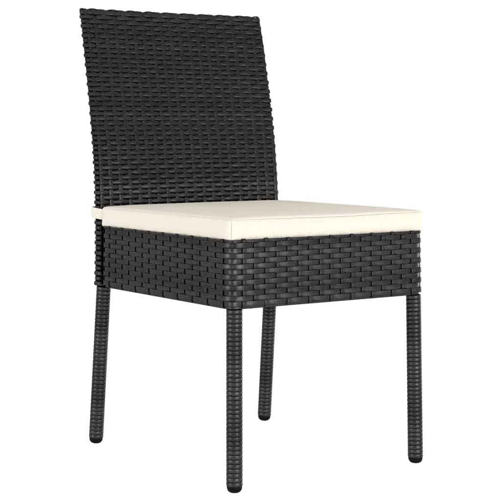 Tuinstoelen 2 st poly rattan