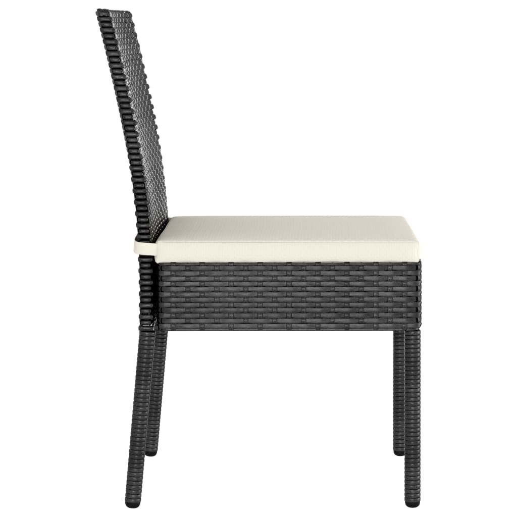 Tuinstoelen 2 st poly rattan