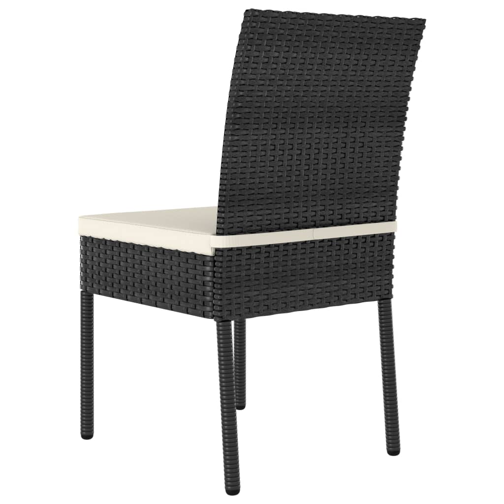 Tuinstoelen 2 st poly rattan