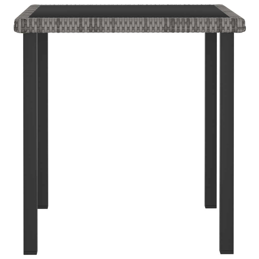 Tuintafel 140x70x73 cm poly rattan