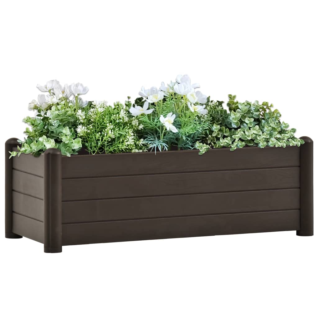 Plantenbak verhoogd 100x43x35 cm PP