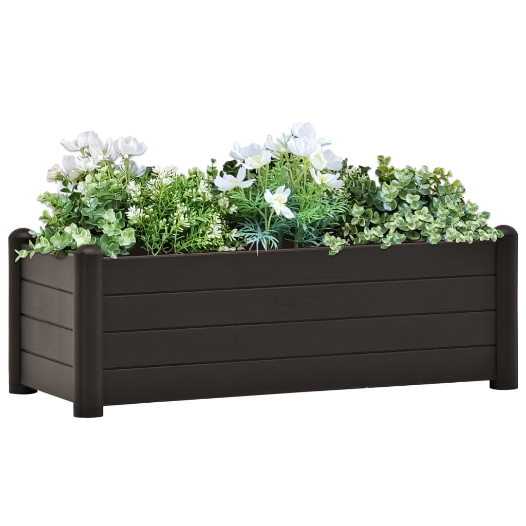 Plantenbak verhoogd 43x43x35 cm PP