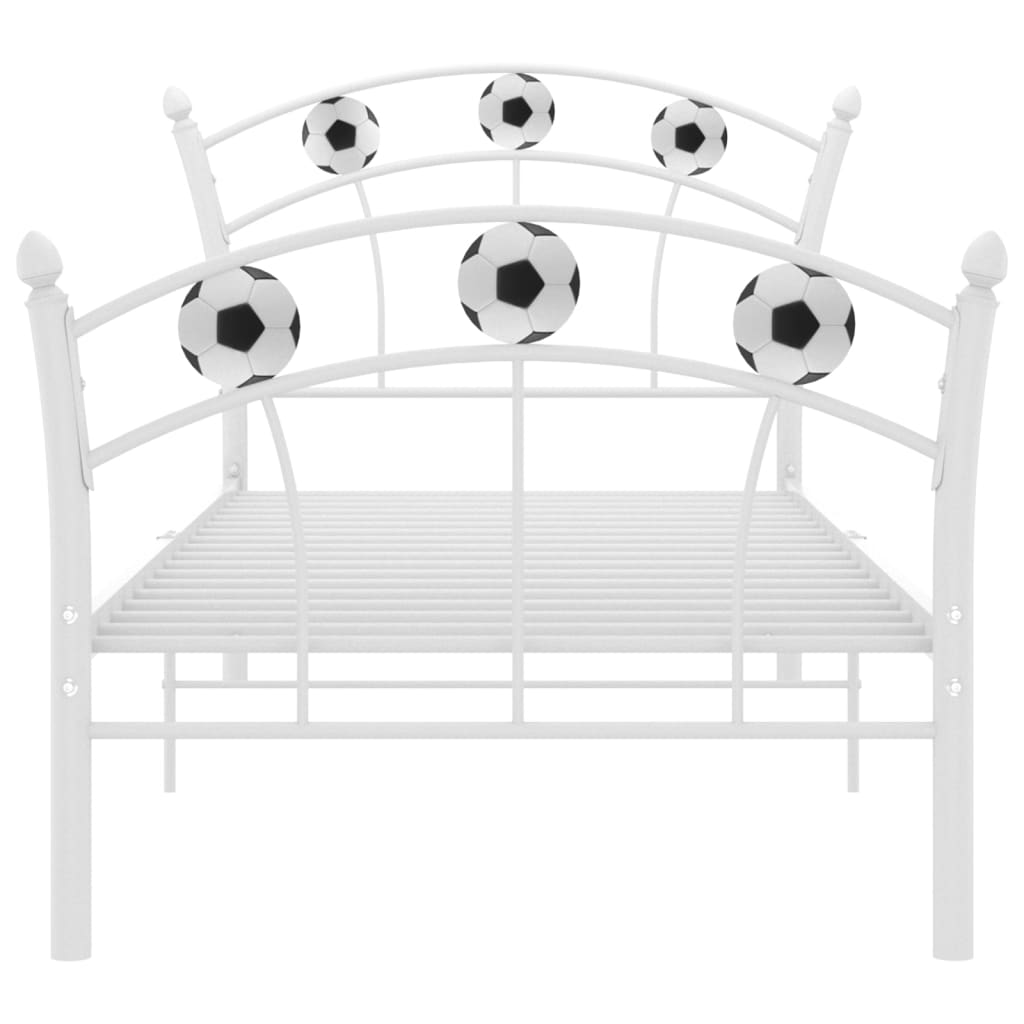 Bedframe met voetbaldesign metaal 90x200 cm