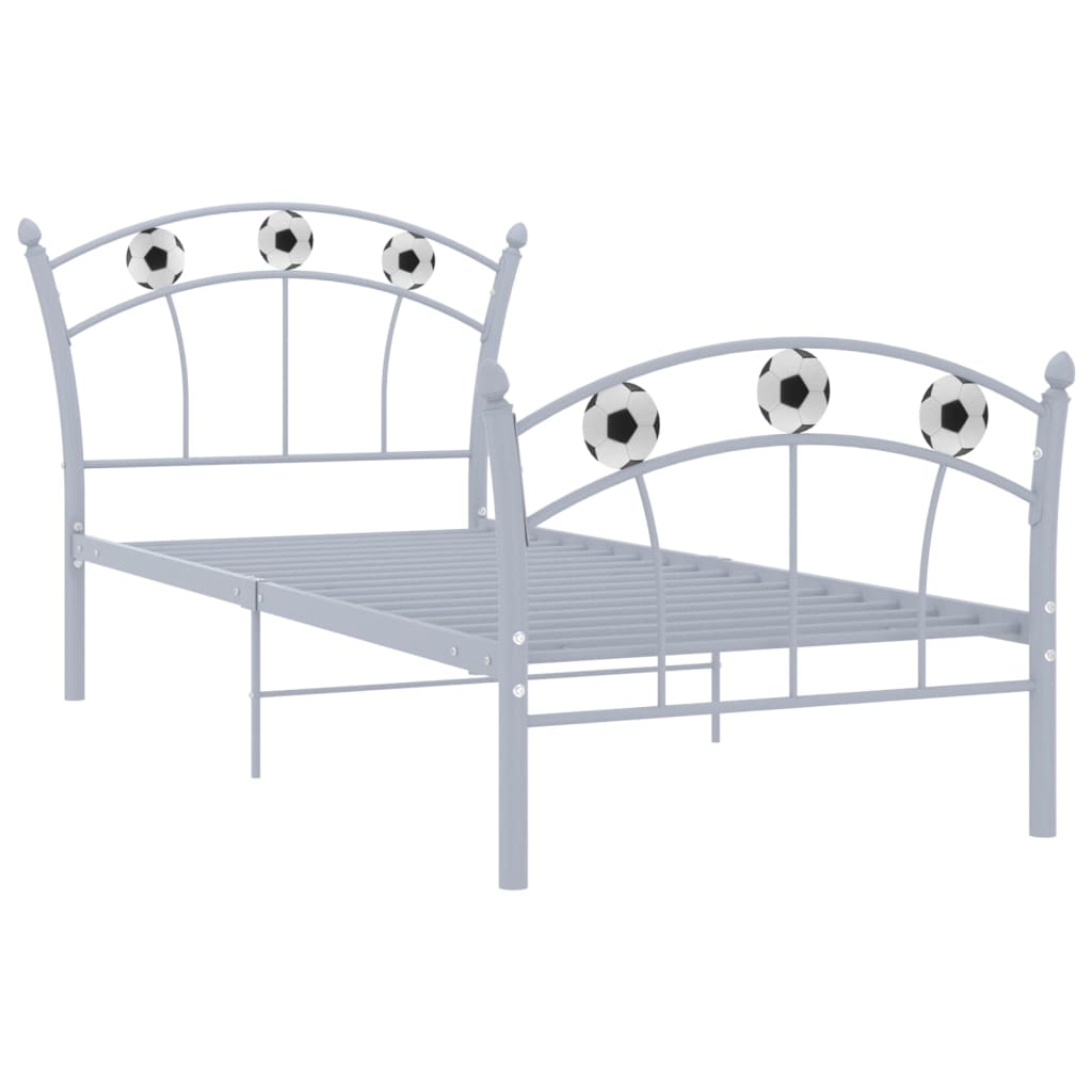 Bedframe met voetbaldesign metaal 90x200 cm