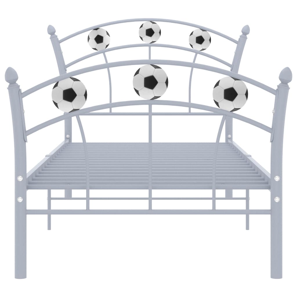 Bedframe met voetbaldesign metaal 90x200 cm