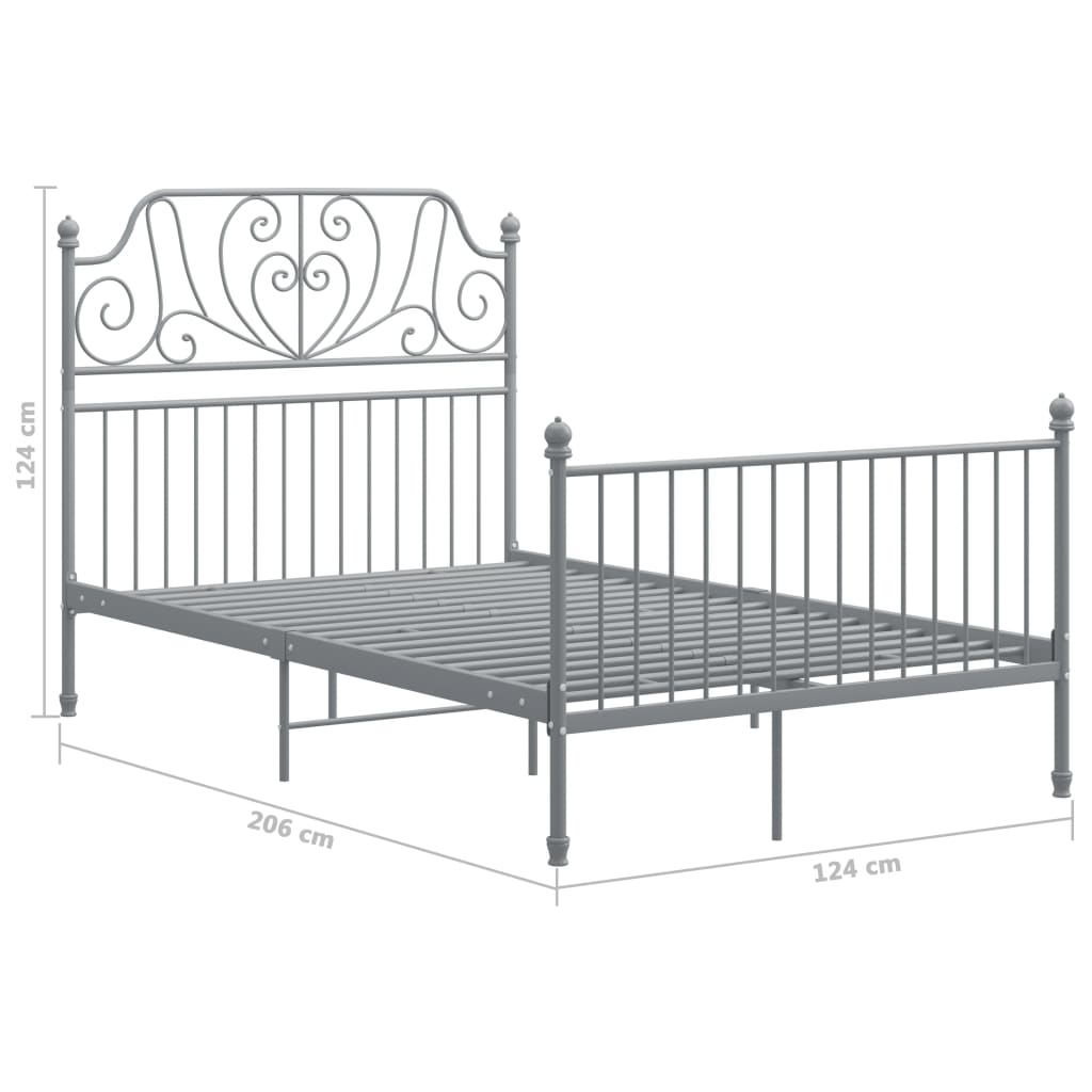 Bedframe metaal 180x200 cm