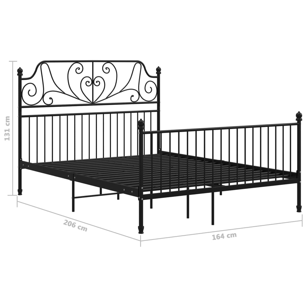 Bedframe metaal 180x200 cm