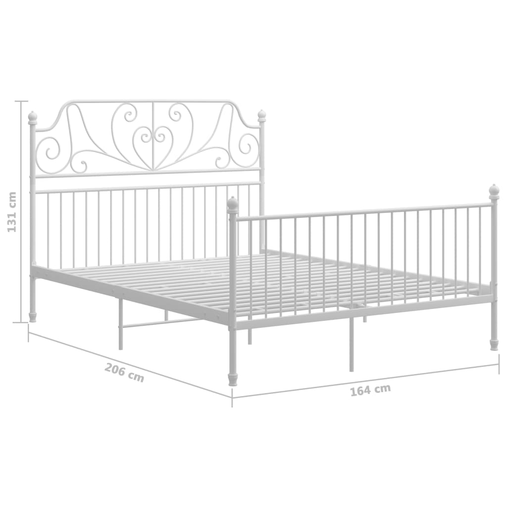 Bedframe metaal 180x200 cm