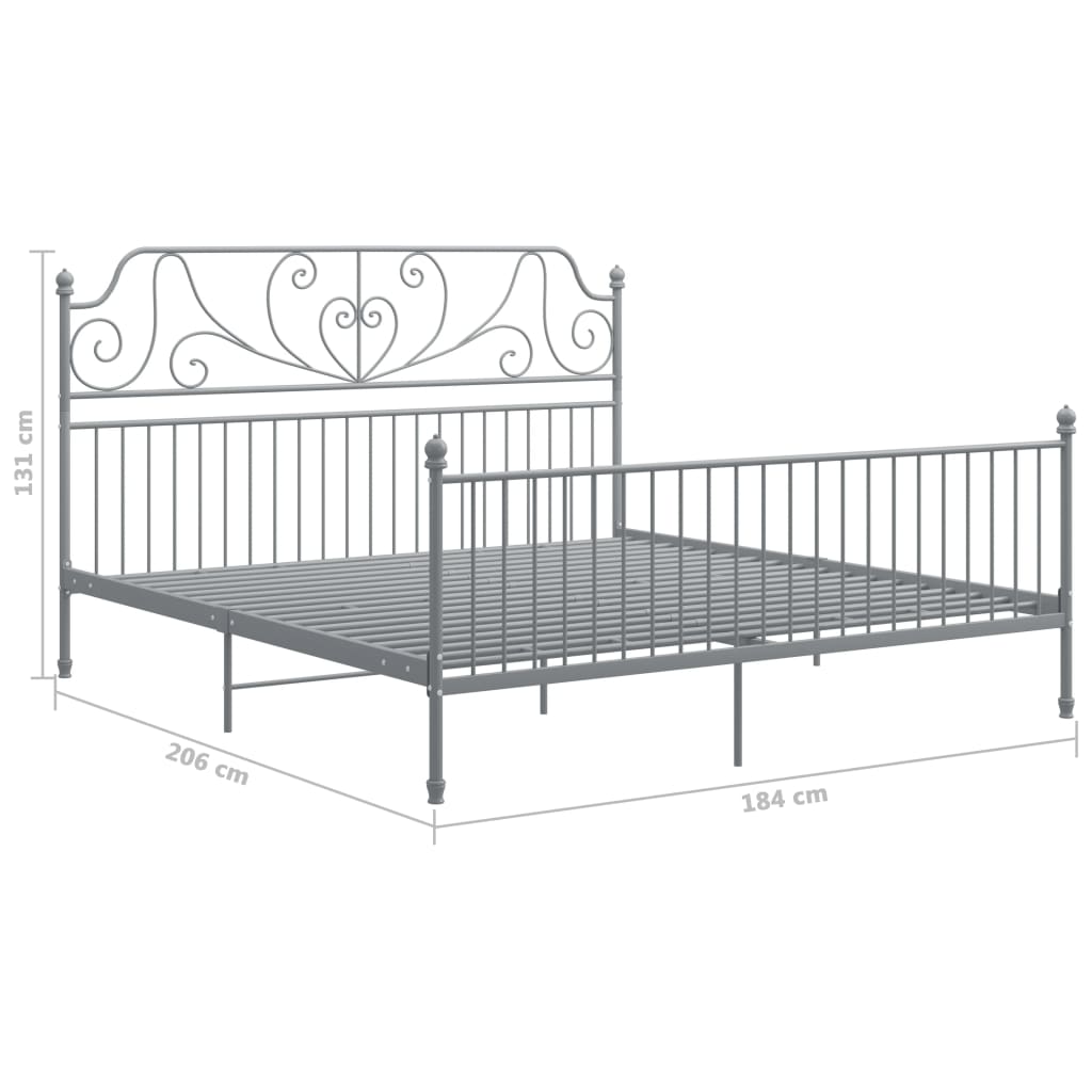 Bedframe metaal 180x200 cm