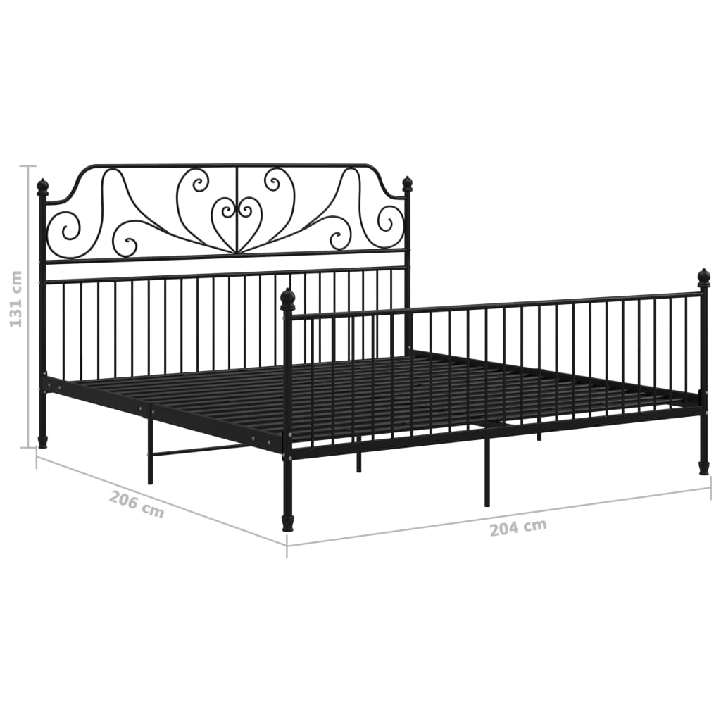 Bedframe metaal 180x200 cm